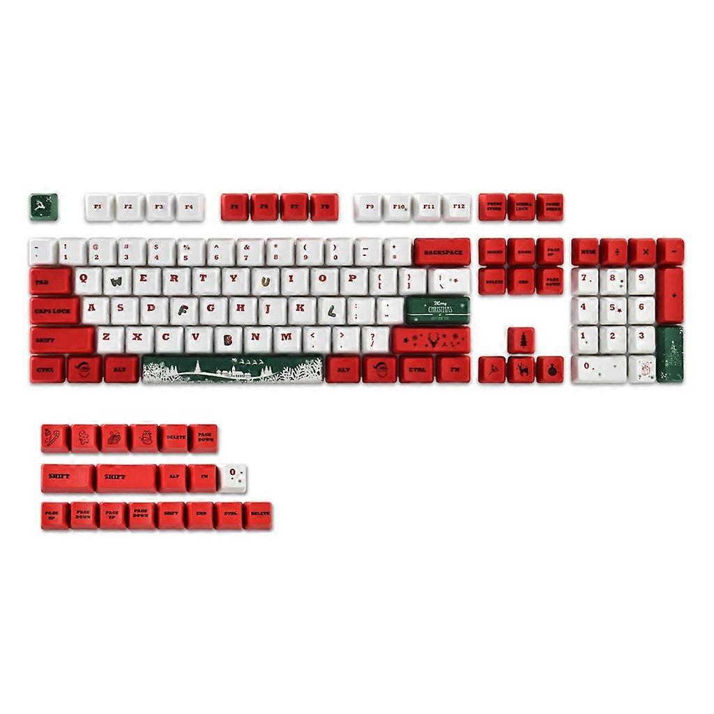 123Key Keycaps Set XDA Dye Sub For 61/68/84/87/96/104 Game Mechanical Keyboard
