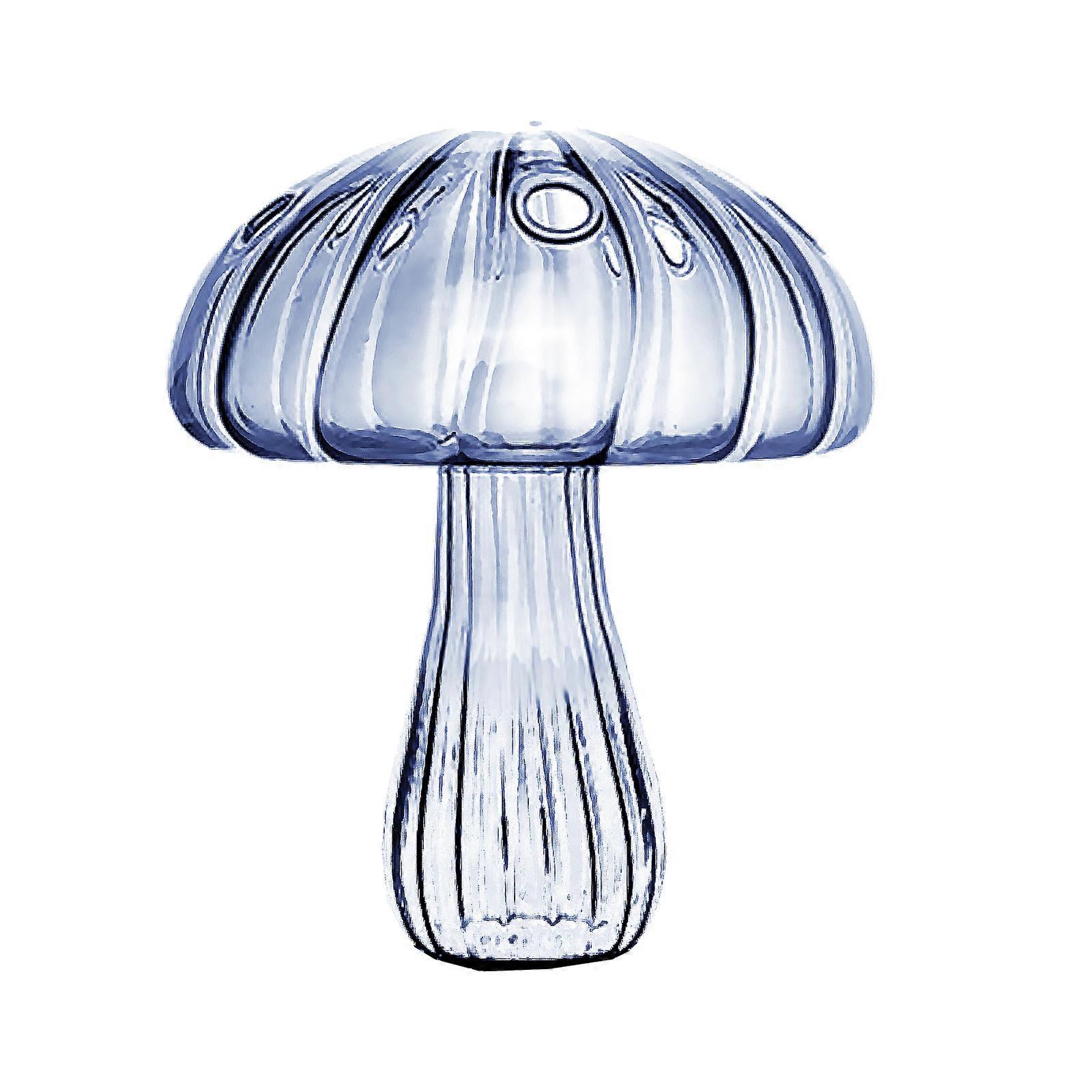 För hem vardagsrum dekor hydroponics växt vaser svamp format glas skrivbord prydnad
