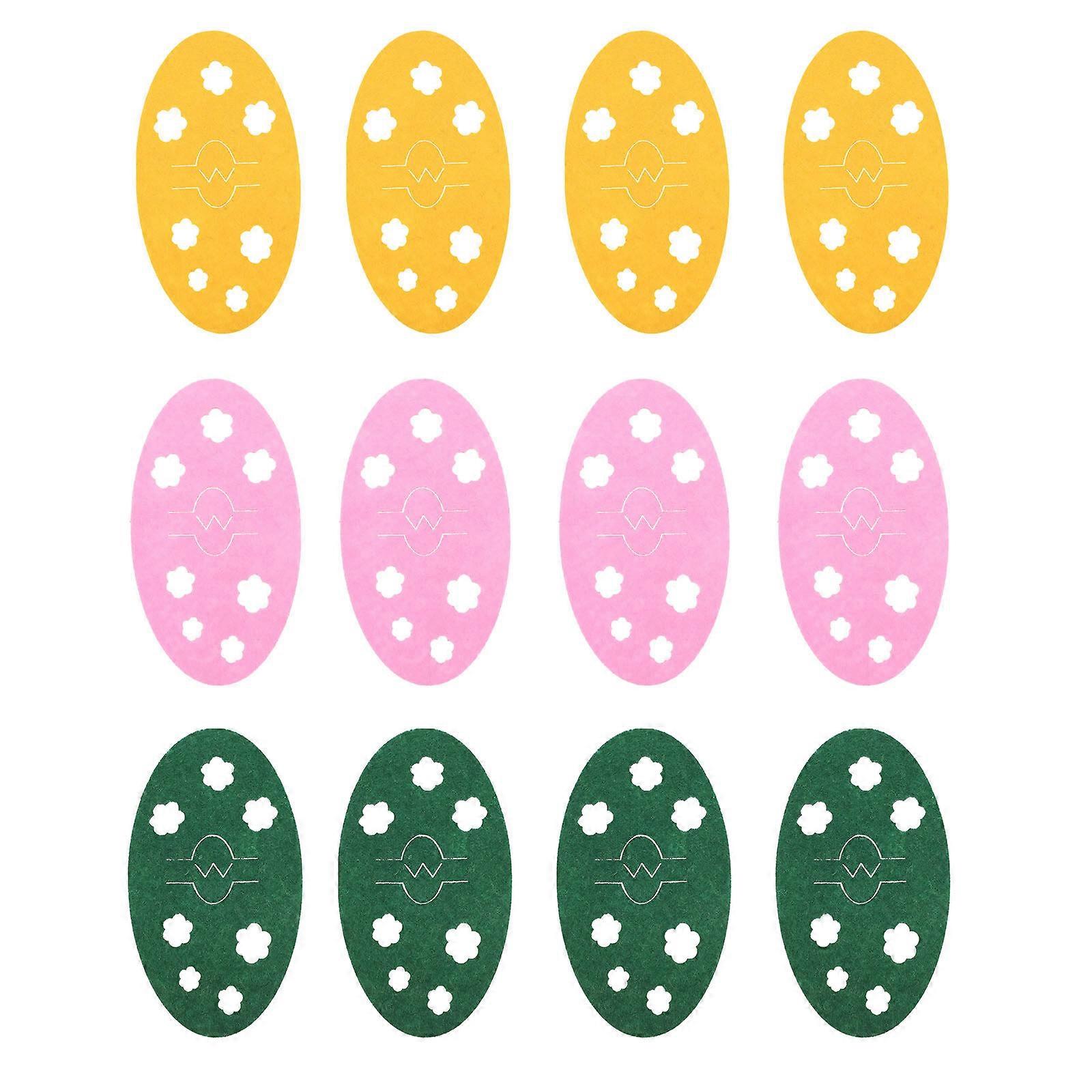 12pcs Easter Themed Cutlery Cover Fork Cutter Holder Dining Table Decorations