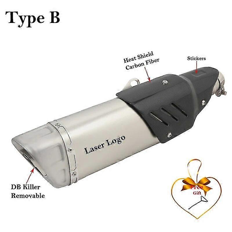 Exquisite exhaust pipeSlip On fr Honda CB1000R 2018-2022 2023 Motorrad Auspuff Escape Systeme modifiziert Link Pipe Kohle faser Schall dmpfer DB Kille