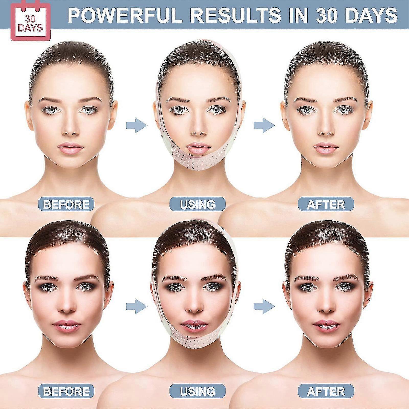 Reusable V Line Mask Facial Slimming Strap Double Chin Reducer