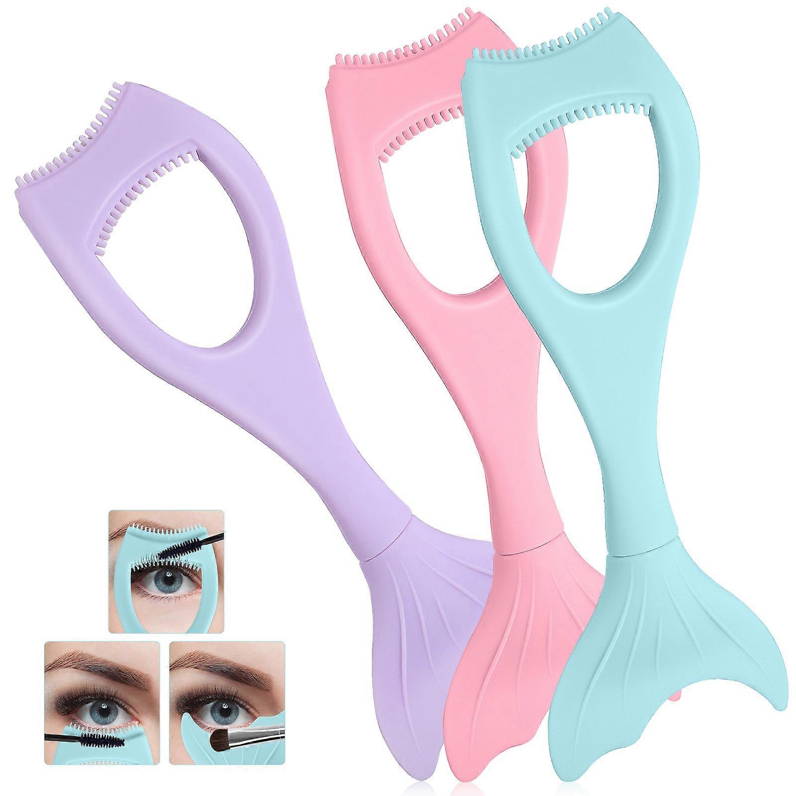 3pcs Mascara Guard Mascara Shield Applicator Eyelash Comb Cosmetic Tool Eyelash Tool