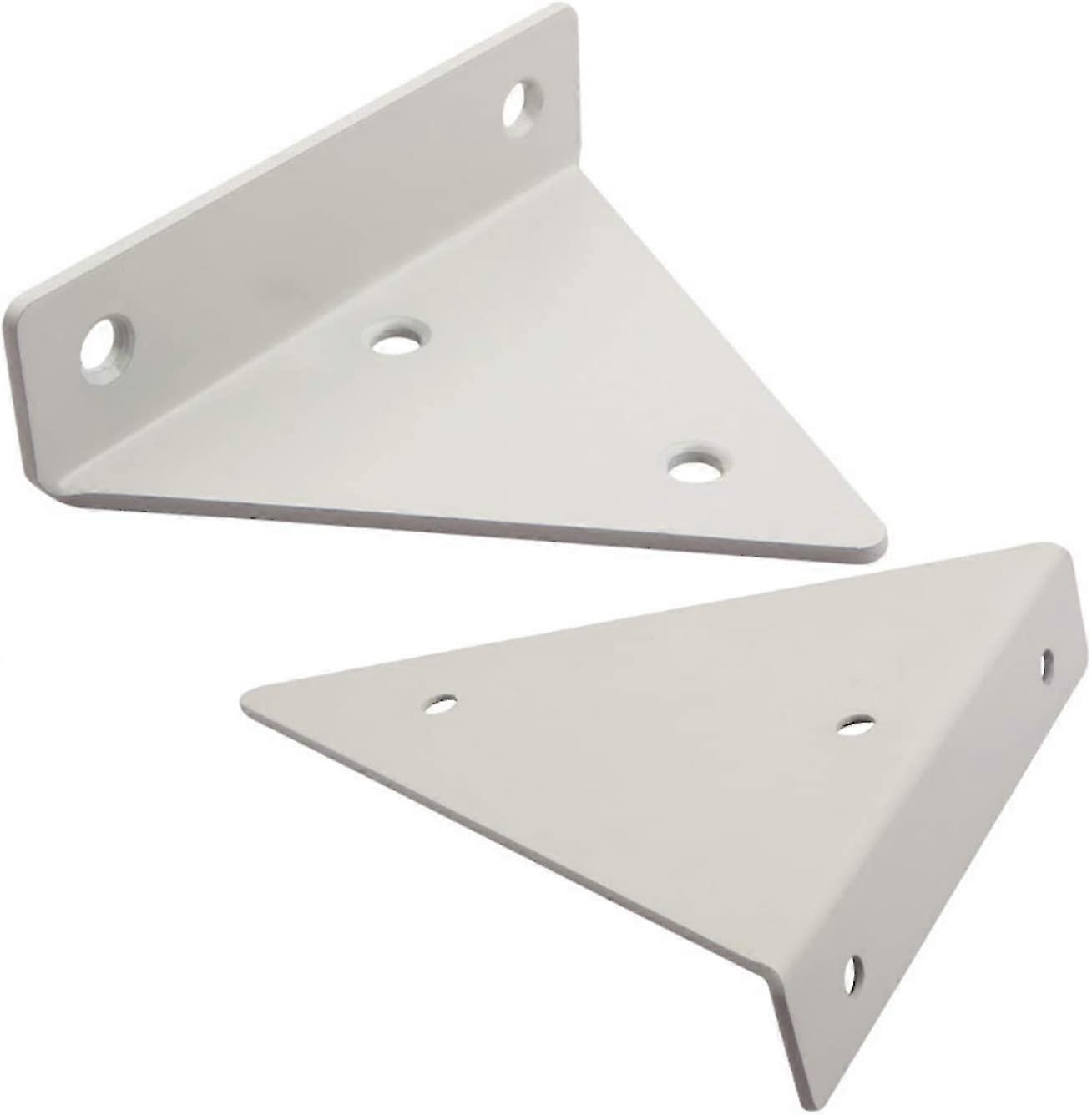 Heavy Duty Triangle Hidden Shelf Bracket Triangle Steel Shelf Bracket 2pcs