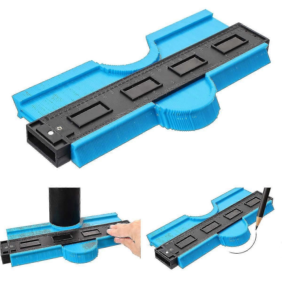 Contour Duplication Gauge - Magoloft Contour Gauge Duplicator Tool Multi-functional Plastic Copy Profile Gauge
