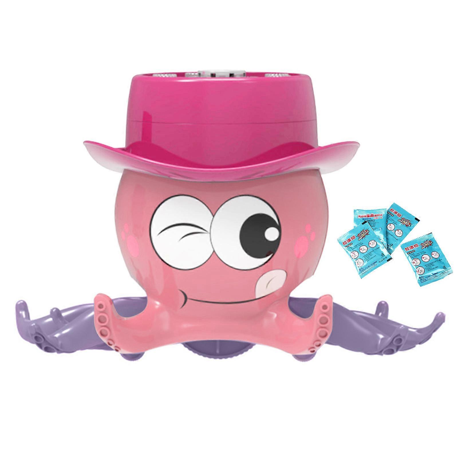 Octopus Bubble Machine Automatic Bubble Blower Portable Bubble Maker Outdoor