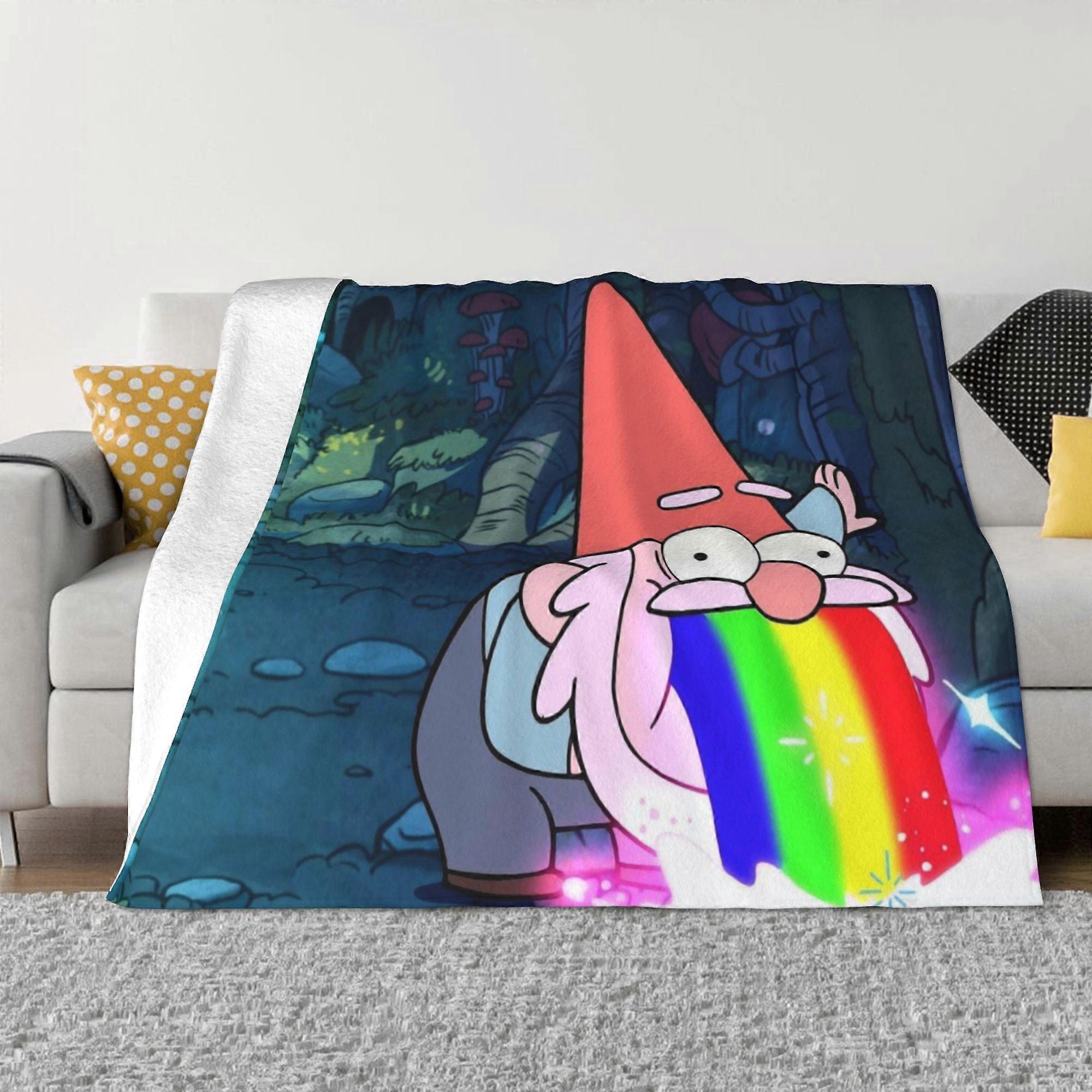 o1030 Gravity Falls Fleece Blanket Super Soft Cozy Throw Blanket , Lightweight Fuzzy Comfy Flannel Blanket  xMT10889