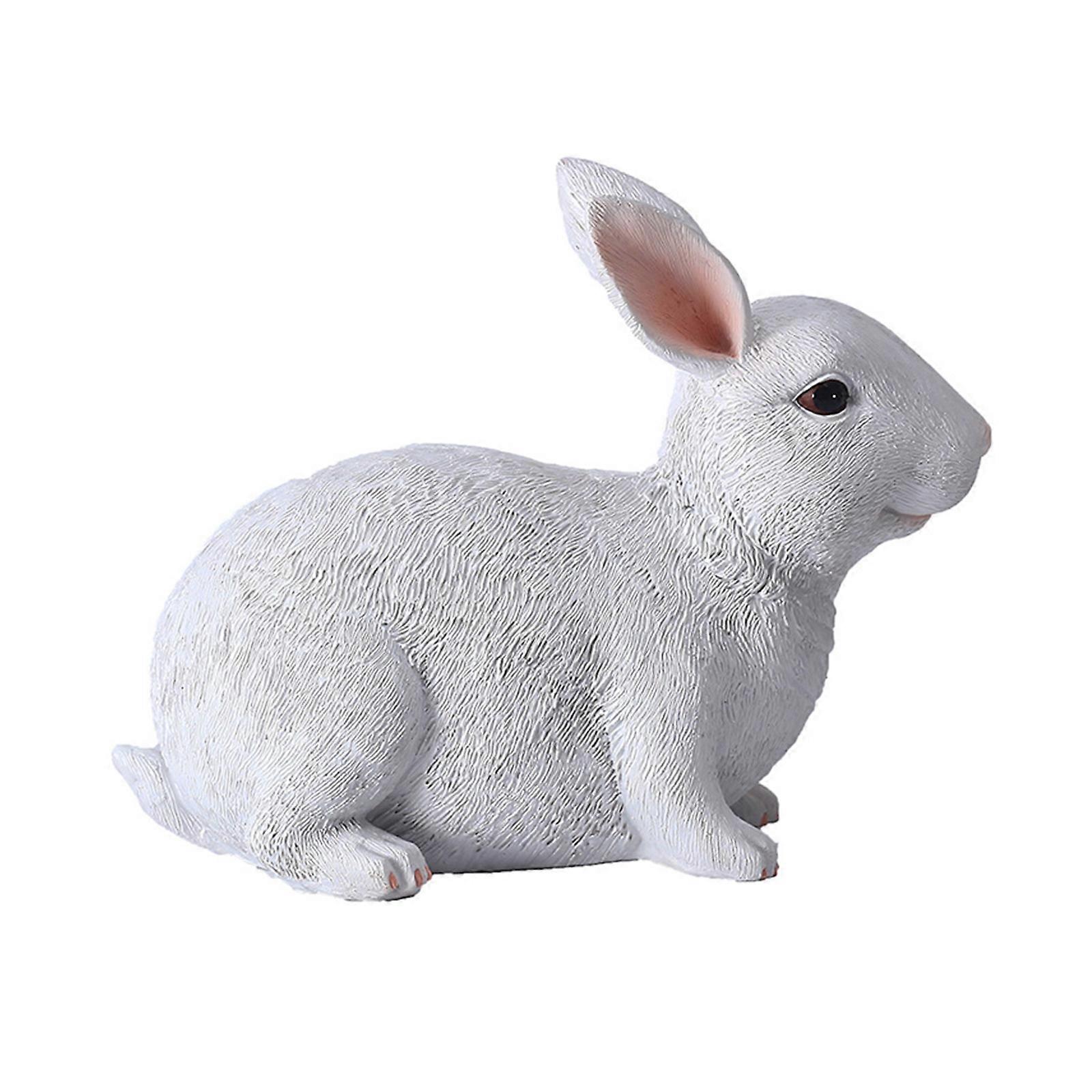 Bunny Statue Rabbits Garden Animal Statues Spring Easter Decorations Figurines