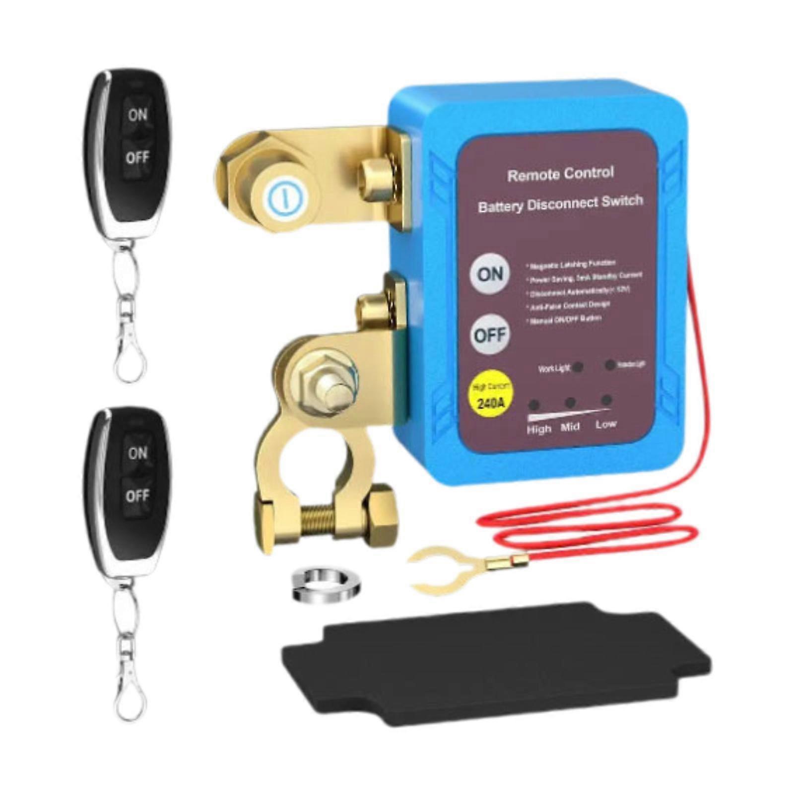 Remote Control Battery Disconnect Switch Car Battery Negative Disconnect