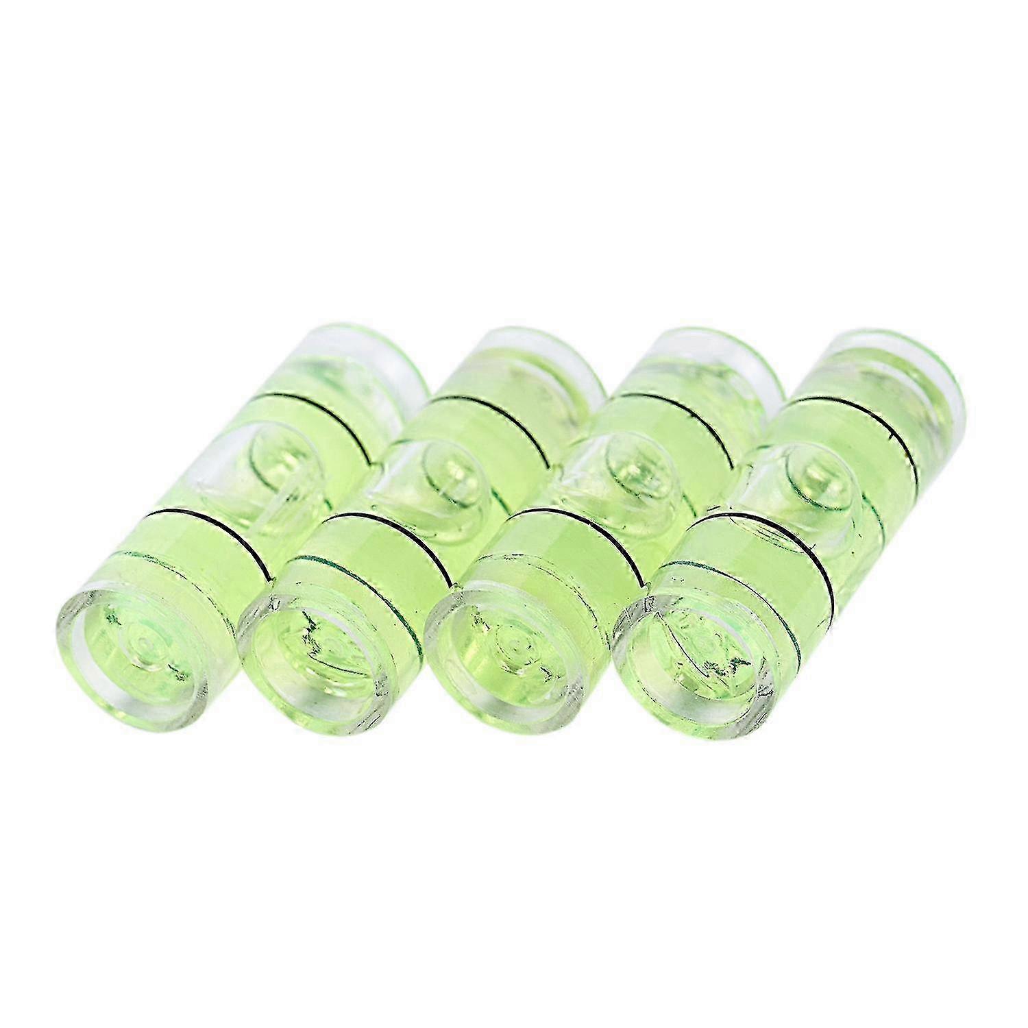 4 st akrylrör bubbelvattenpass flaska mätinstrument D 8 mm L 22 mm
