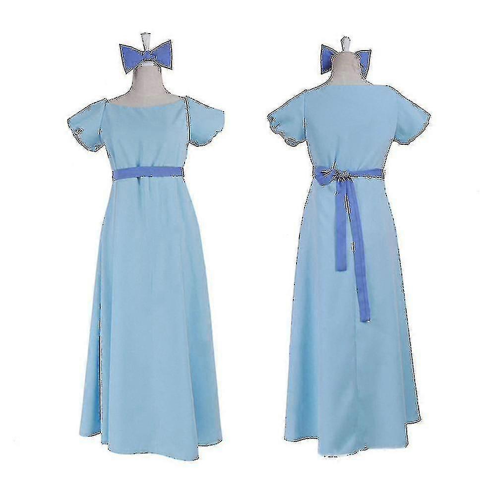 Wendy Cosplay Dress Halloween Costume Princess Blue Dress For Women  Unreachable By Halloween high quality MTS | Fruugo NO