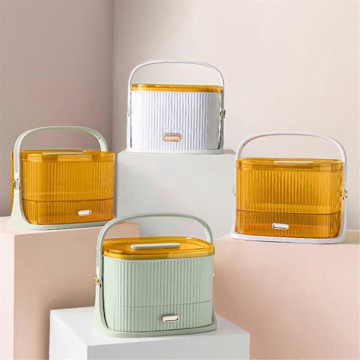 Portable Medicine Box with Mask Storage for Emergency Use