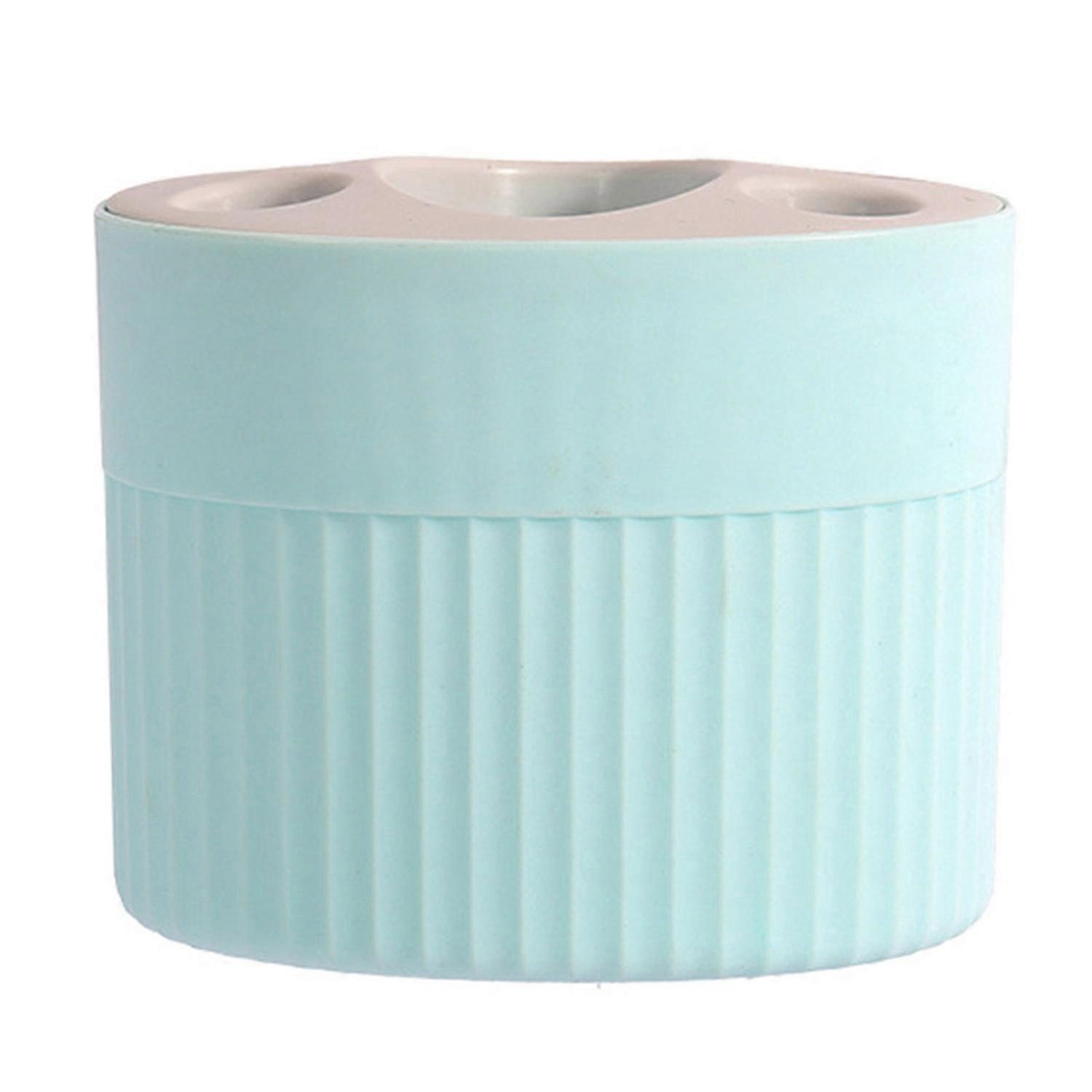 Toothbrush Storage Rack Multi-Purpose Toothpaste Holder Grids Design Makeup Brush Organizer Bathroom