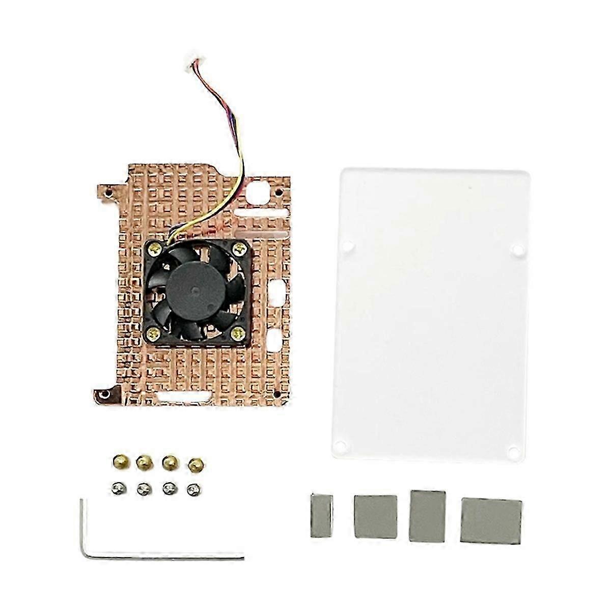 Pure Copper Heatsink For 5 Protective Case Passive Cooling Protective Shell Metal Enclosure