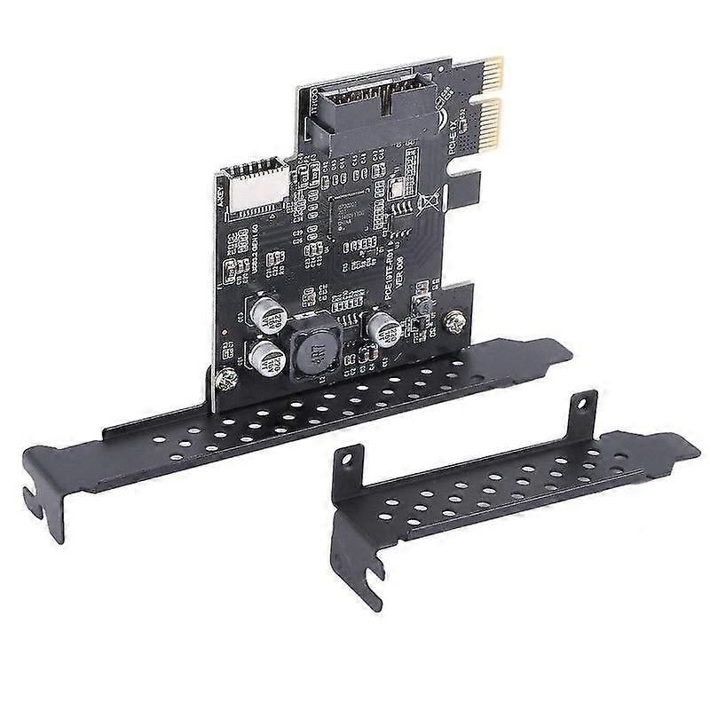 PCI-E 1X zu USB 3.2 GEN1 5Gbps 20Pin Frontpanel-Header (zu Typ-C-Frontpanel-Header) Frontpanel-Anschluss-Riser-Karte
