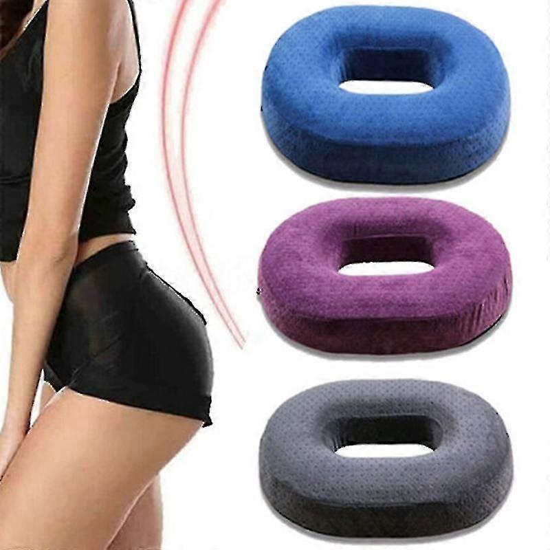 Donutpude Ortopædisk Memory Foam Sædepude Haleben Coccyx Smertelindrende Pude