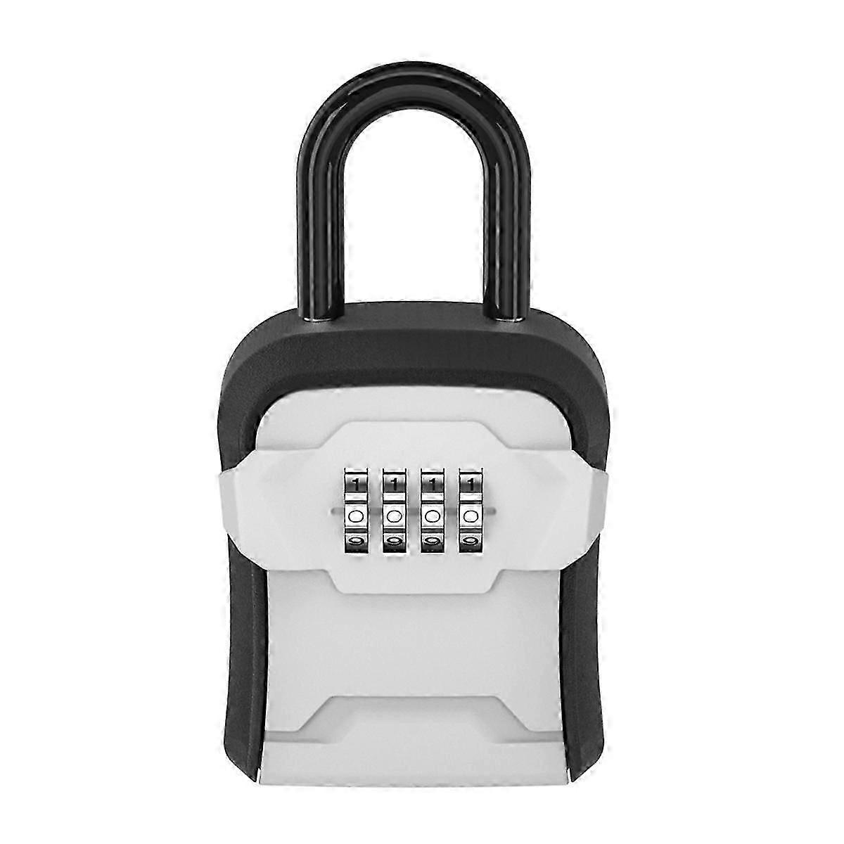 Lock Box, Key Lock Box Wall Mounted Portable Combination Lock Box, Outdoor Key Security Lock Box, A-Good