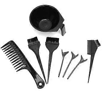 8 stks Professionele Hair Dyeing Tool Highlights Kam Hair Clip Dyestuff Mixing Bowl Kit