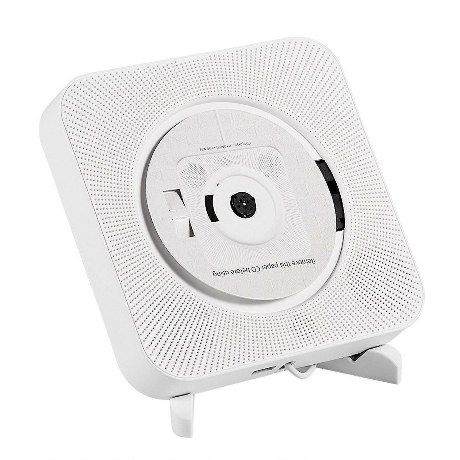 Portable Wall Mounted Bluetooth Stereo Remote Control CD MP3 Player UK Plug