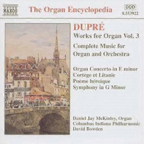 Marcel Dupr Dupre Works for Organ Vol.3 CD (1998)