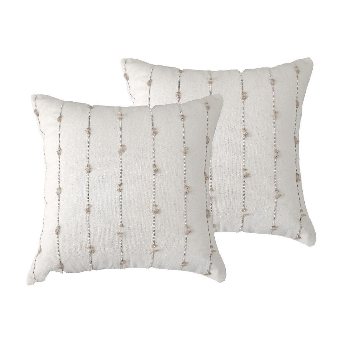 2pcs modern simple pillowcase-(without core)