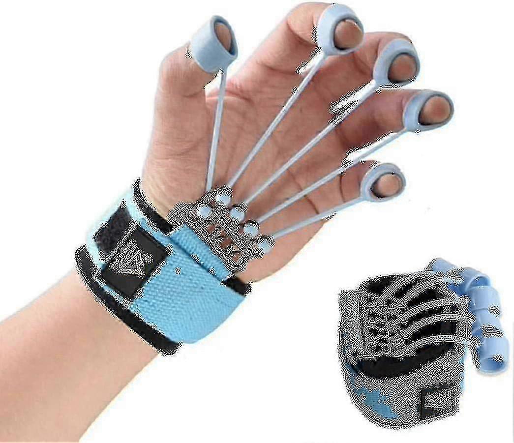 Finger Extensor Exerciser Hand Resistance Band Strength Trainer S