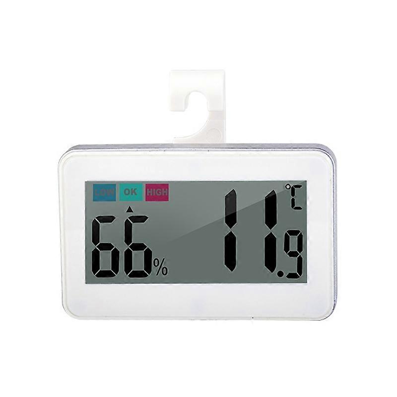 HT-6S Indoor Electron Temperature And Humidity Color Digital Display Mini Home Thermometer Temperature And Humidity White