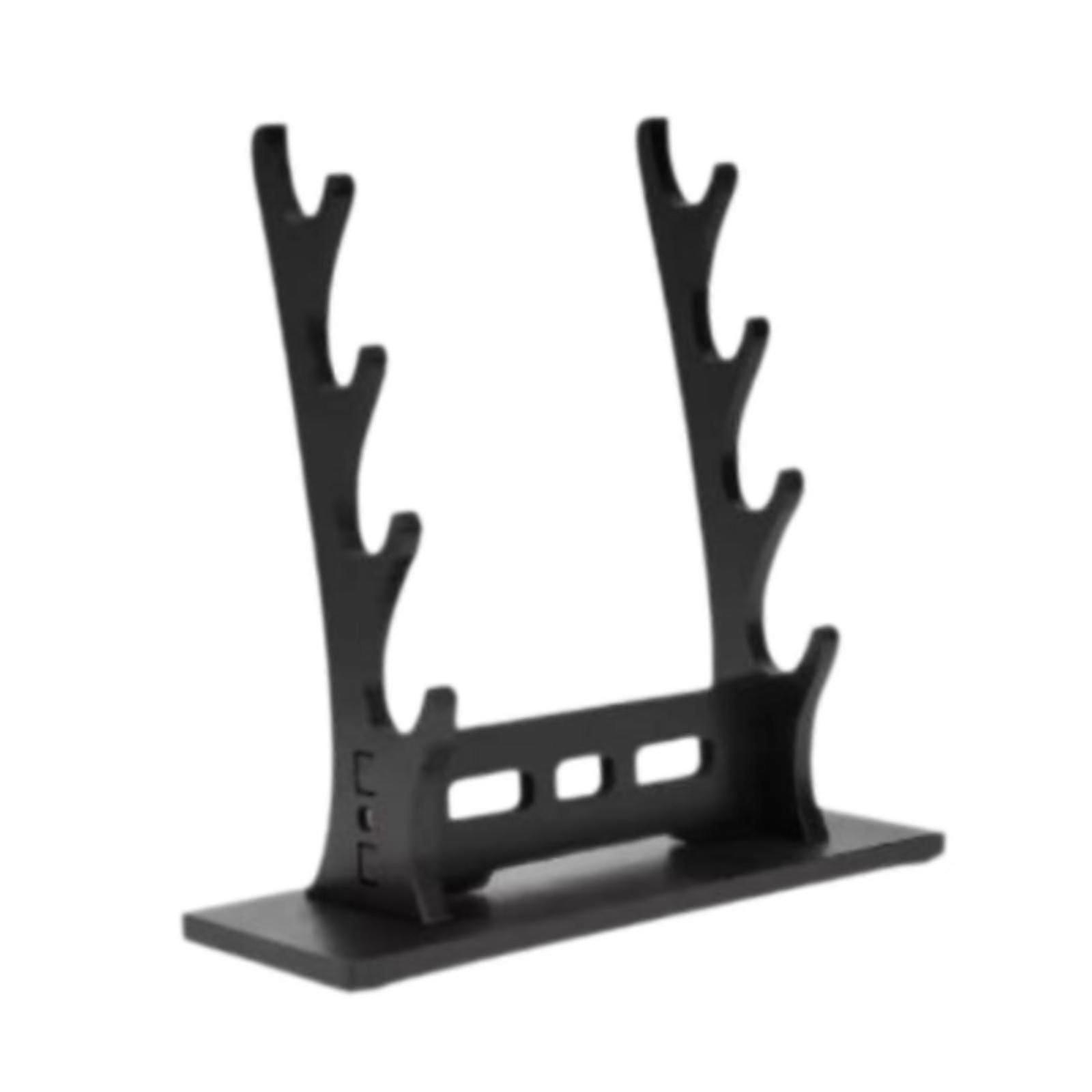 Sword Stand Display Support Sword Holder for Templar Wakizashi Samurai Sword Black 4 Tier