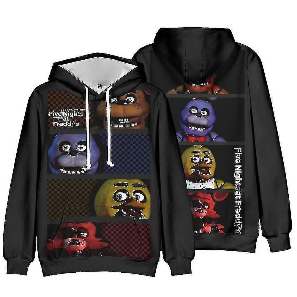 La Freddy's 3d print copii hanorace hanorac cu glugă fnaf pulover cu mânecă lungă pulover pulover hanorac topuri