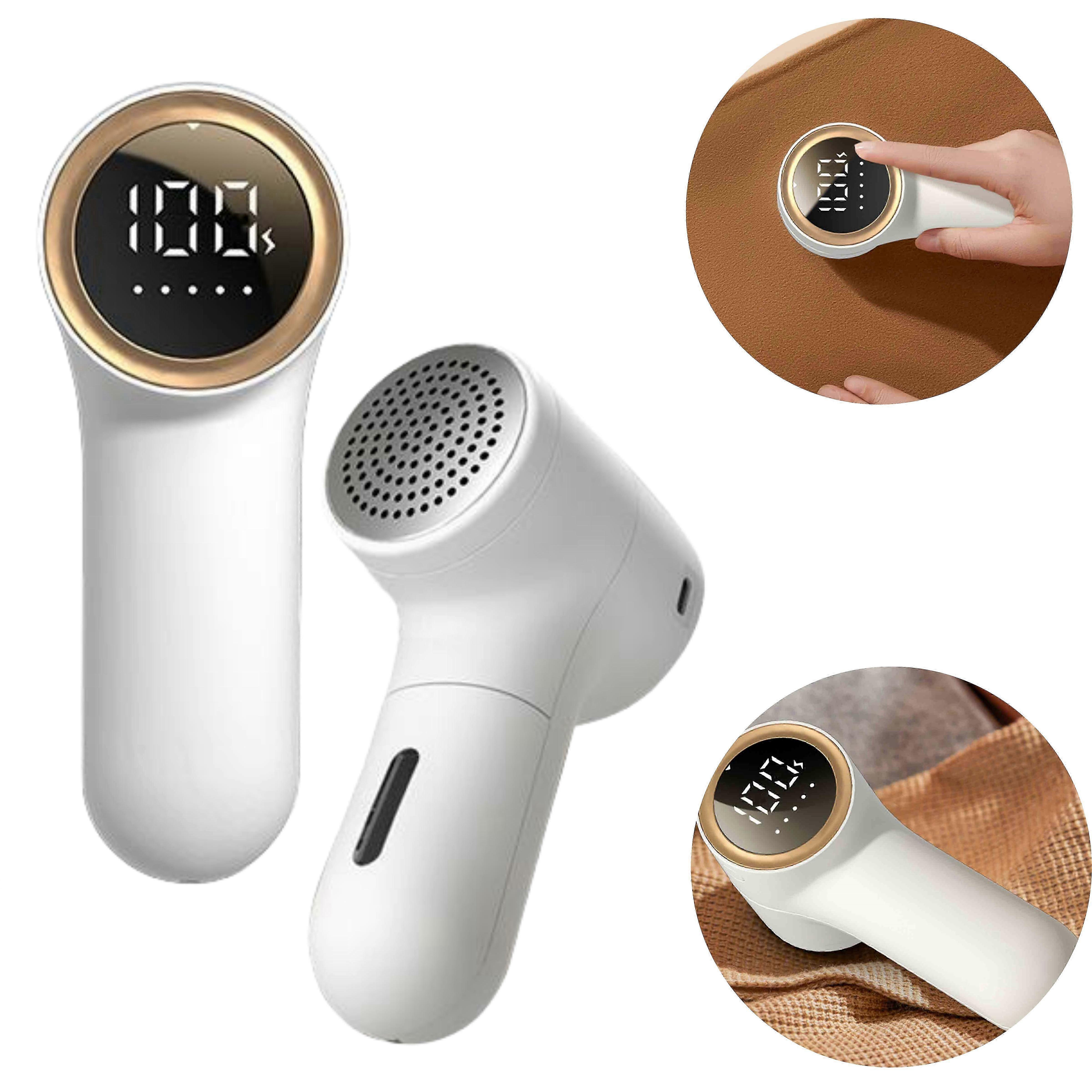 Fabric Shaver, Lint Remover For Clothes With LED Display, USB Rechargeable Debobbler, Lints Shaver