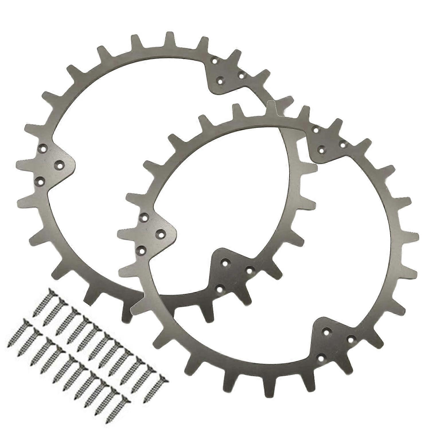 TLWH-02 2Pcs Anti Slip Spikes for Husqvarna Automower 315 310 305 Lawn Mower with 21 Self-Tapping Sc