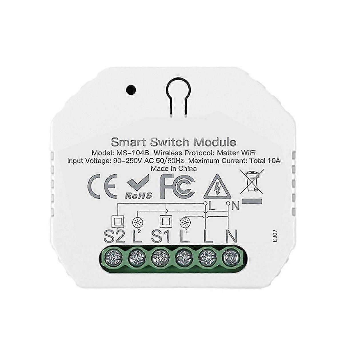 Tuya WiFi Switch Module Shared Control Smart Automation Relay Timer App Remote Control Work with Al 1196