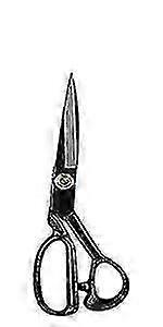 Left handed sewing scissors fabric tailor scissors for cutting fabric leather clothes paper-Yvan (PrettyJ)