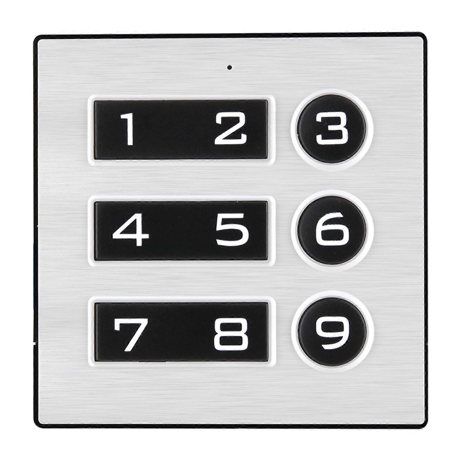 Garage Door Remote Replacement,9 Button Switches 433Mhz Gate Door Opener Remote Switches For Factory Farm Exhaust Fan