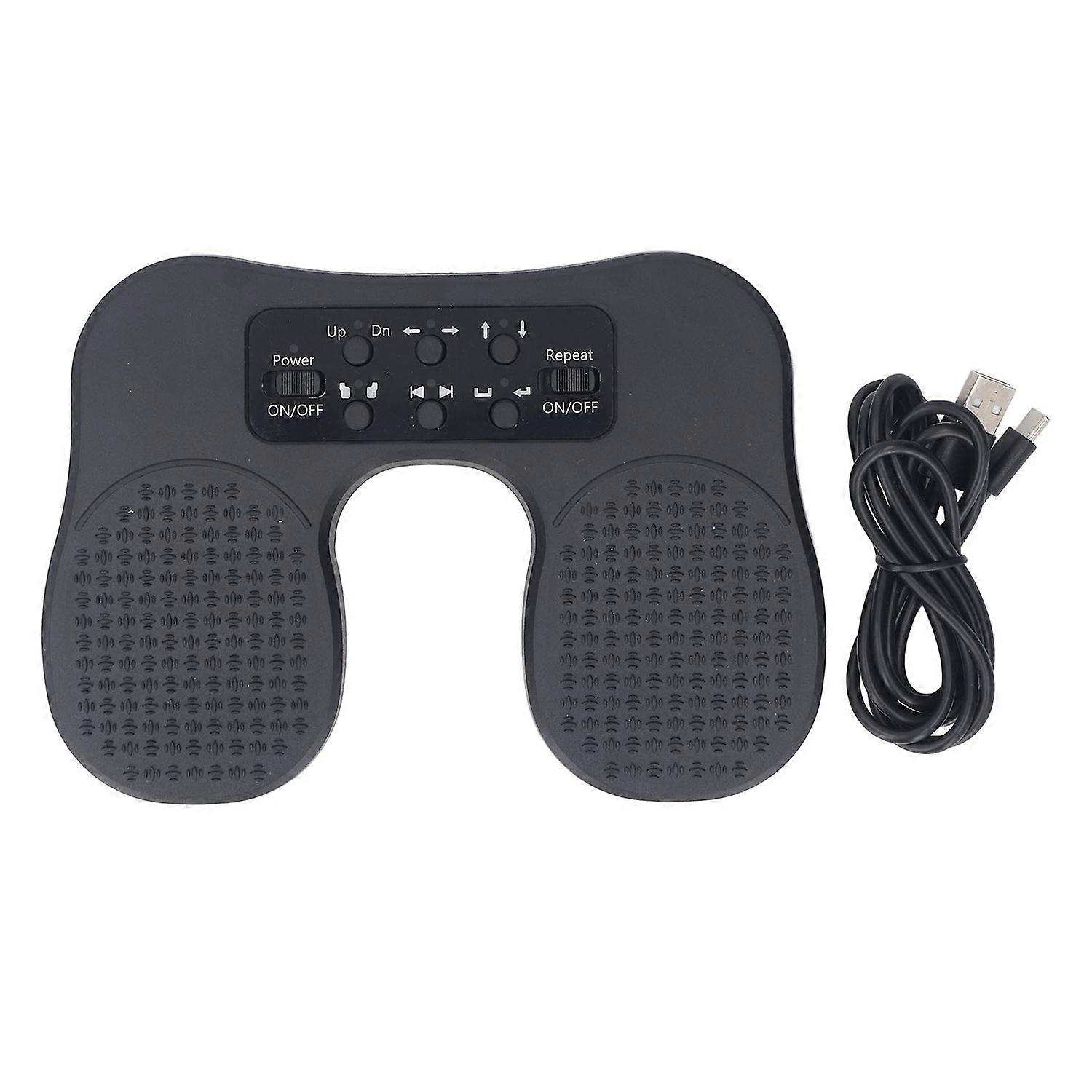 Music Page Turner Rechargeable WiFi BT USB C Wired Connection Custom Foot Pedal for Tablets Phones P
