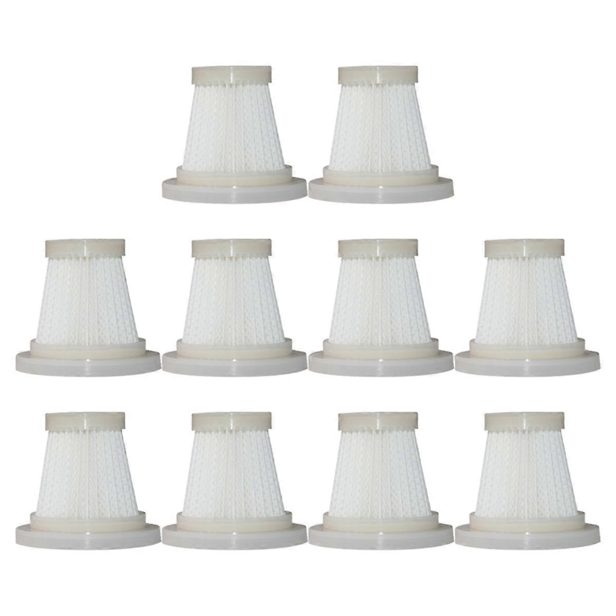 10PCS HEPA Folded Filter Model LY002XL Replacement Parts for Handheld Vacuum Cleaners Enhanced Filtration