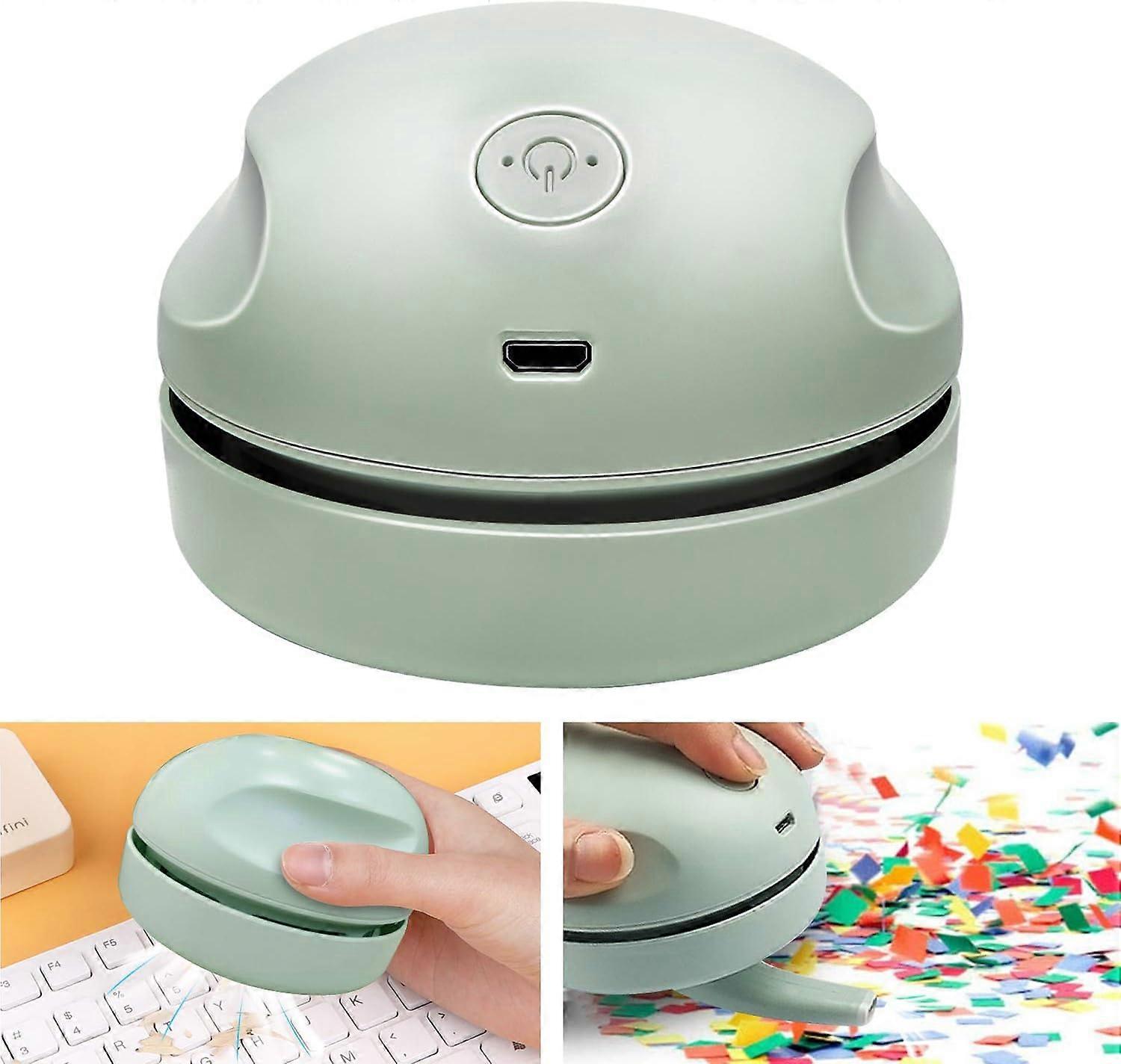 Desktop Cleaner, Mini Dust Sweeper, Rotatable Design, USB Vacuum Cleaner