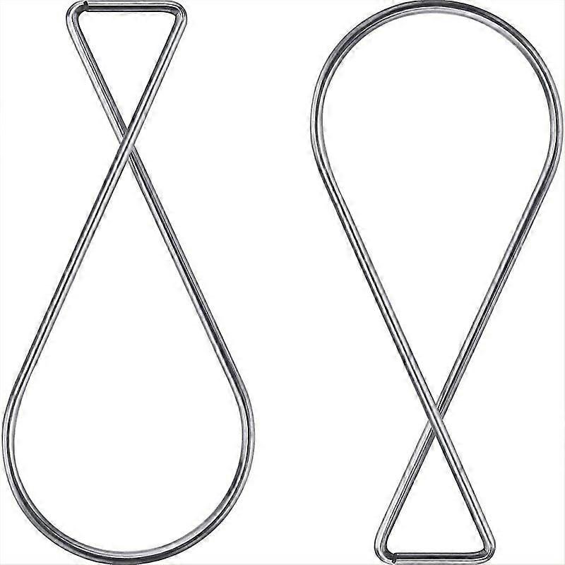 Heavy Duty Ceiling Hooks, Unique Figure 8 Design for Enhanced Security, Easy Install & Remove, Suitable for False Ceiling, Mesh Ceiling, Or Tile