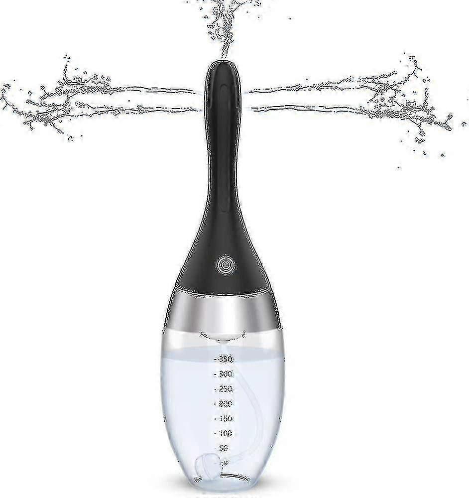 350ml Automatic Enema Bulb With 3 Intensity Modes, Rechargeable Non-return Shower For Men Women Private Hygiene Shower Silicone Enema Kit