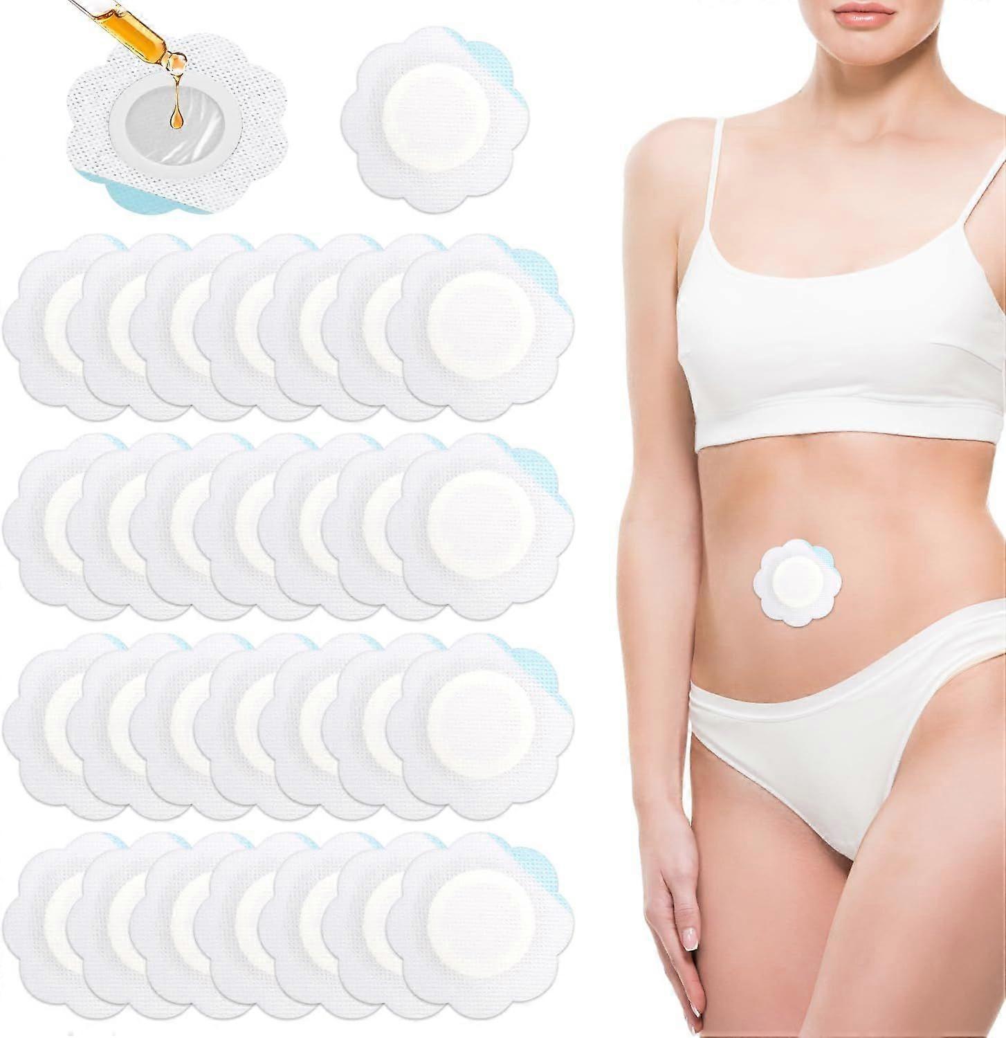 2025 Latest Model  30pcs Castor Oil Pack Wrap for Belly Button, Self-Adhesive