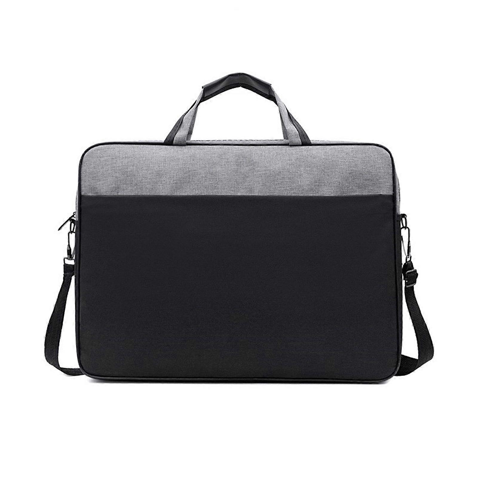 Bolsa para laptop durável com vários bolsos 15,6 / 17 polegadas Perfeita para escritório, negócios e viagens Preto 15,6 polegadas