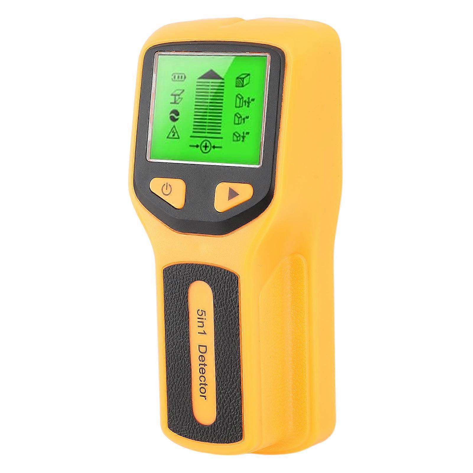 Stud Finder High Sensitivity 5 in 1 Stud Detector with Digital LCD Display Intelligent Microprocessor Chip for Wood AC Wire Metal Studs Joist Pipe 