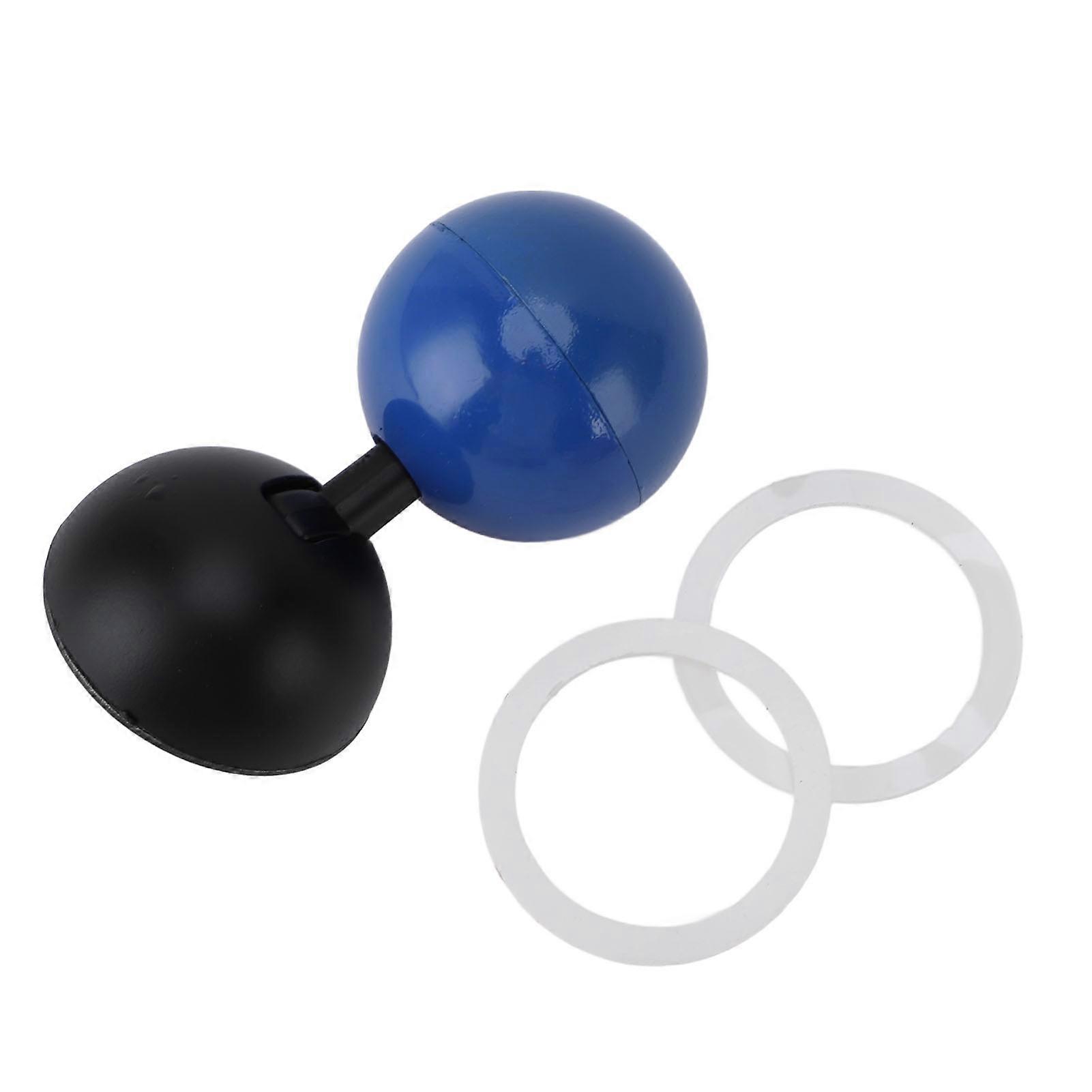 Car Push Start Button Cover Alloy Decorative Cool Joystick Car Engine Start Stop Button Cover Protector Blue