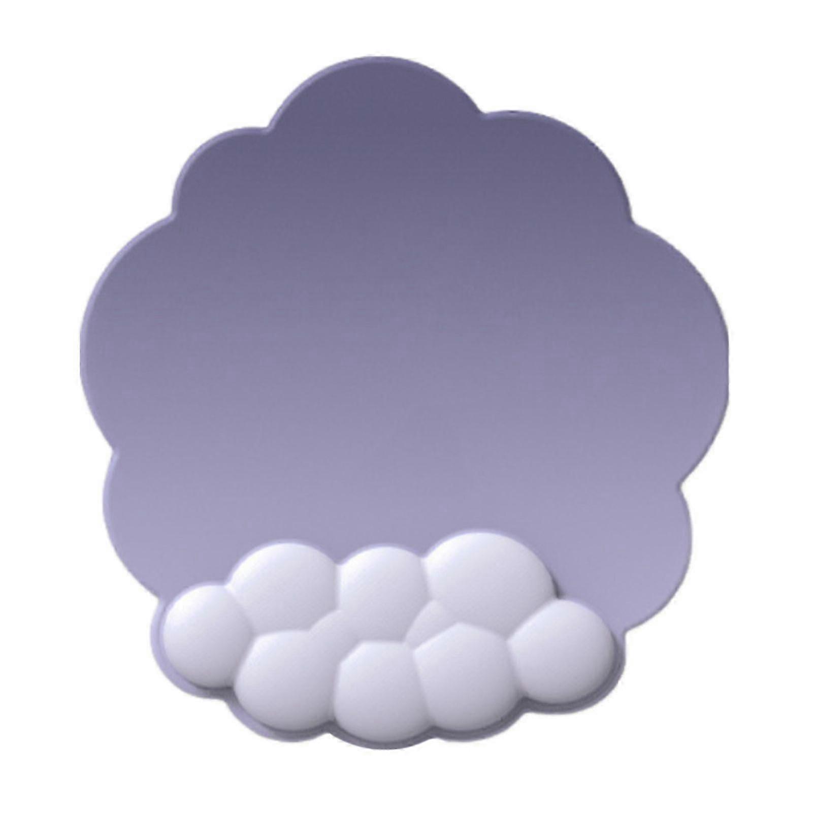 Gradient Color Cloud Mouse Pad with Ergonomic Wrist Rest Memory Foam Anti-slip Pain Relief Computer Mouse Wrist Support Cushion Mat PC Accessories