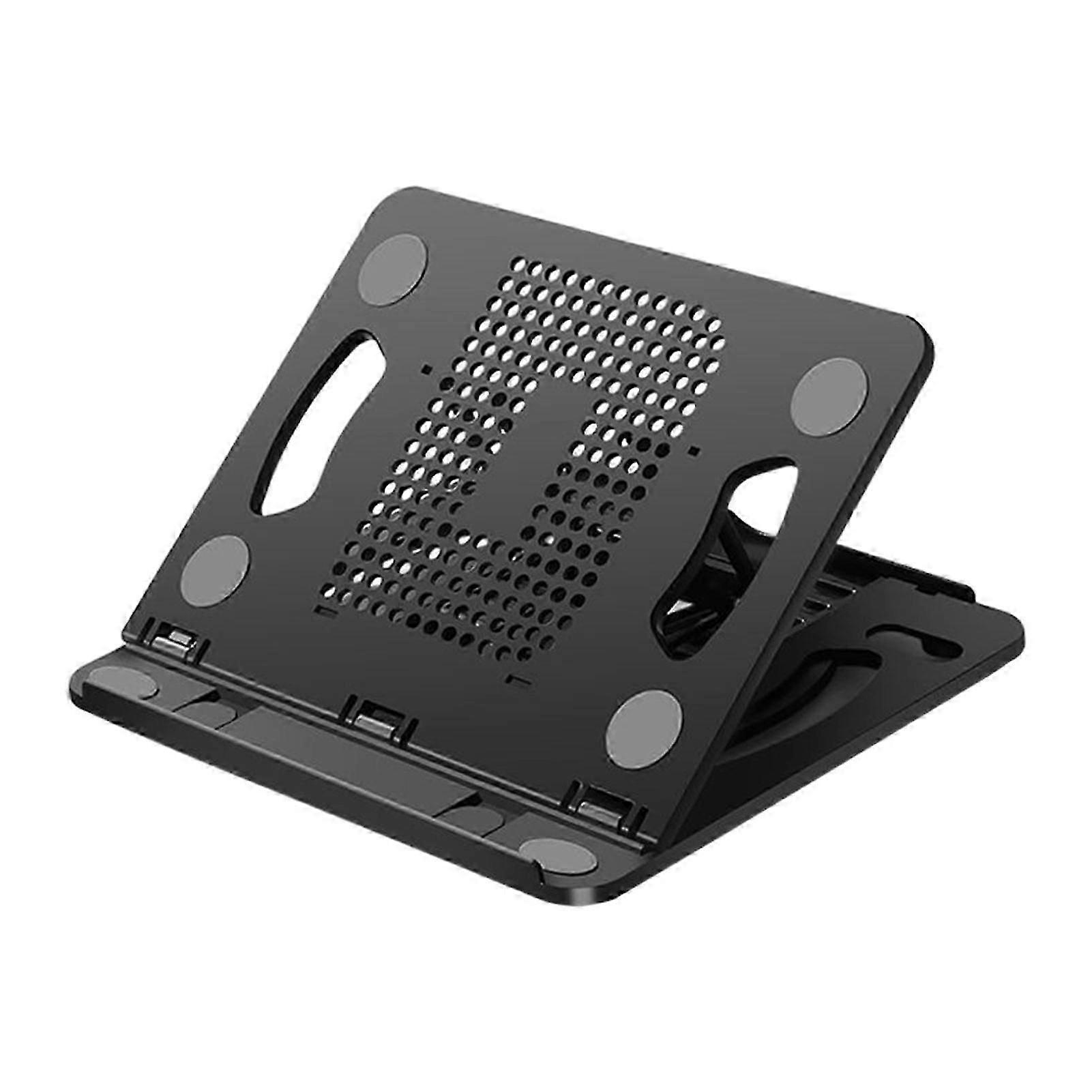 Laptop Stand with 360-Degree Rotation Base Ergonomic Design Angle Adjustable Hollow Heat Dissipation Laptop Riser Notebook Bracket