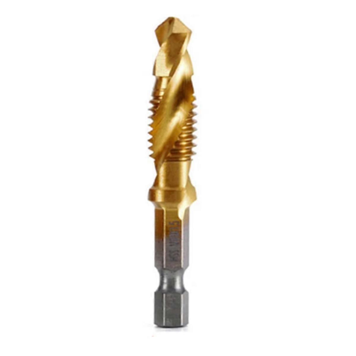 M10x1.5mm Hex Shank HSS Screw Thread Metric Tap Drill Bits