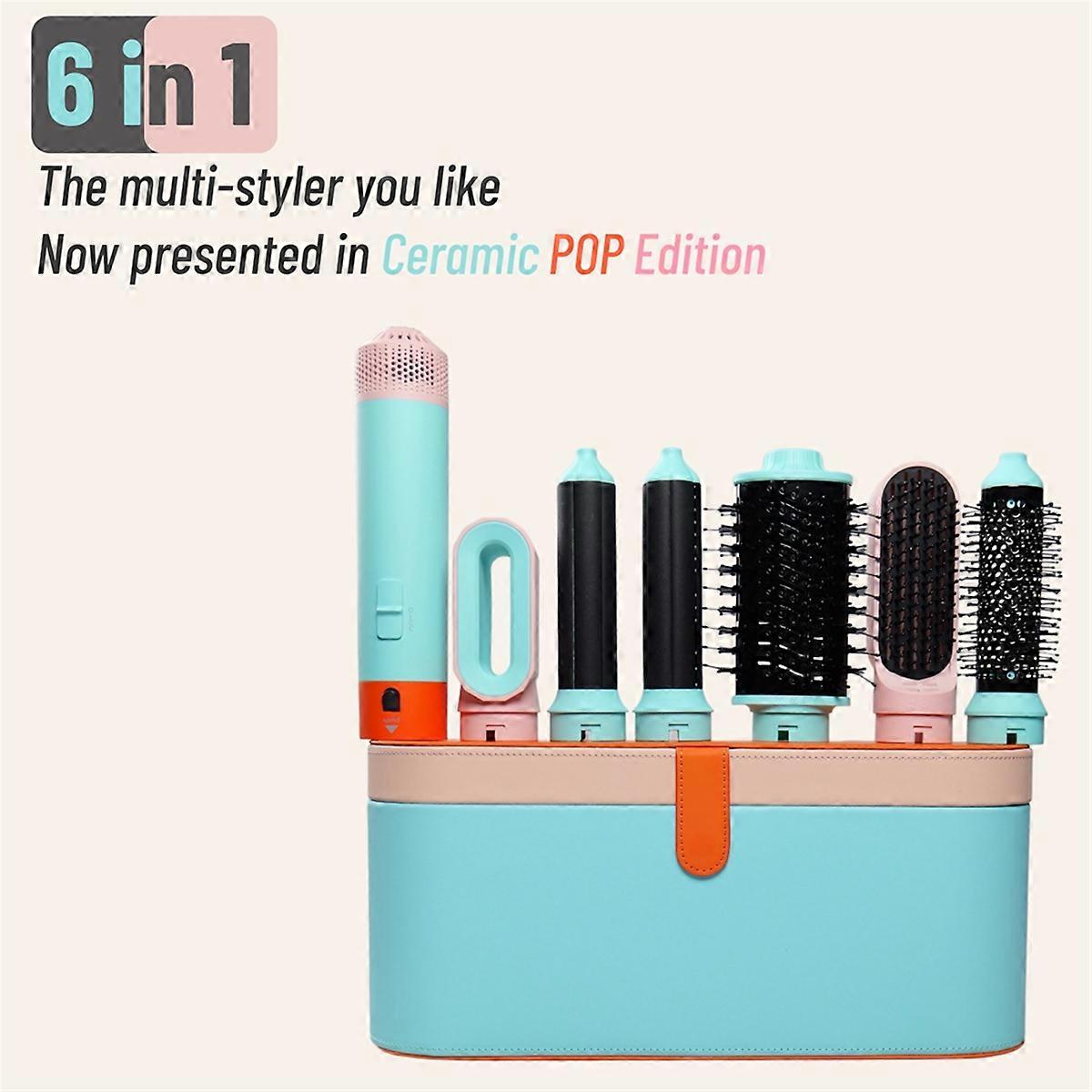 6 In 1 MultiFunctional Hair Dryer Comb Set EU Plug