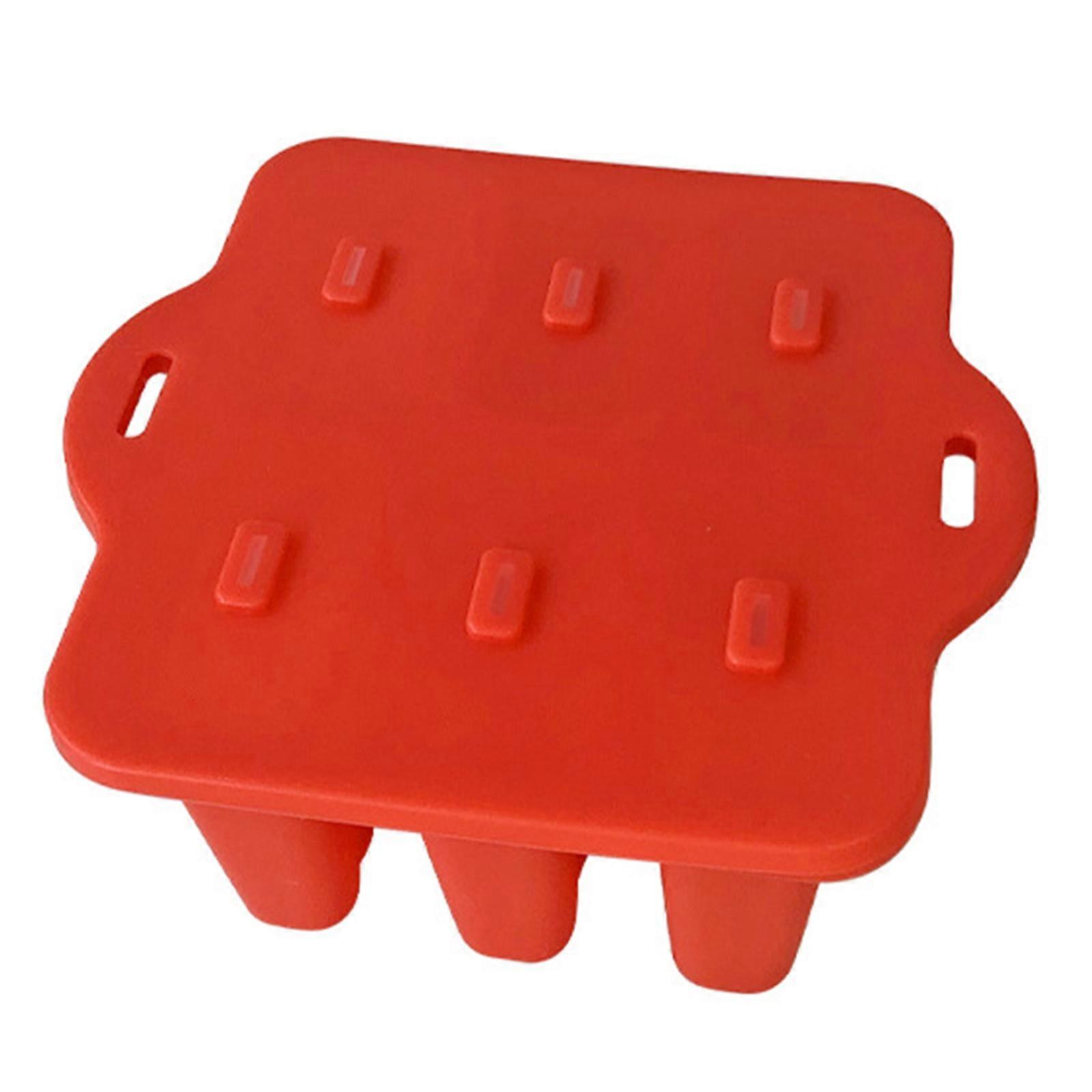 Homemade Silicone Popsicles Molds BPA Free Popcylce Molds Reusable Popsicle Mol Red
