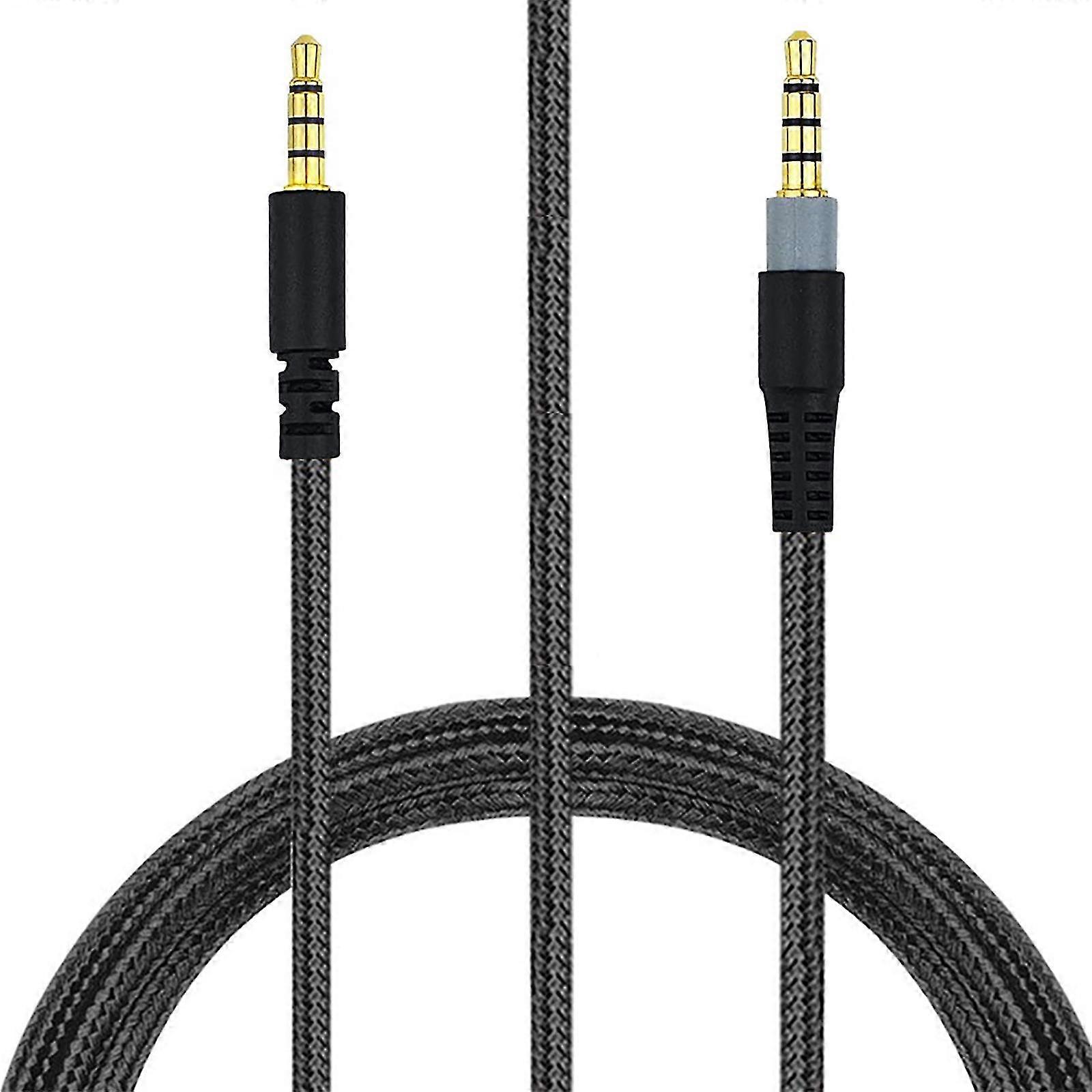For HyperX Cloud for Alpha Gaming Headphone Cable Nylon Braided Replacement Cabl SZRH