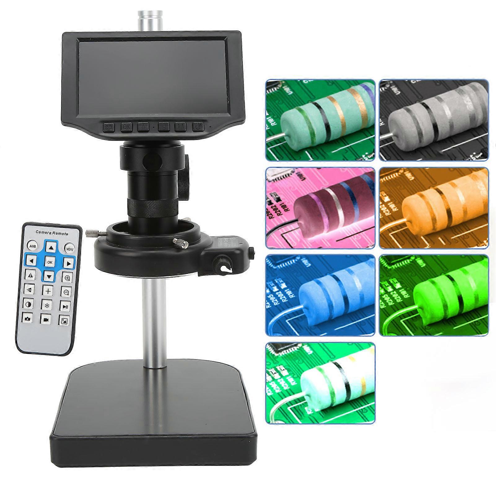 24MP HY-5300D⅓ Industrial Microscope Camera 5in LCD 8X-150X
