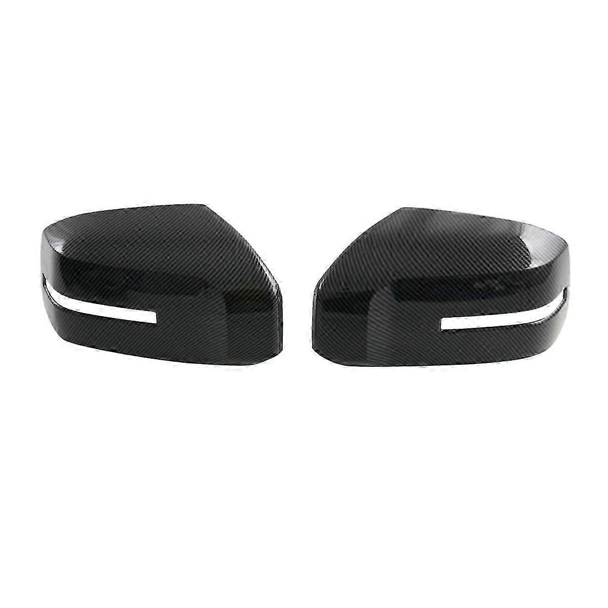 For Triton / L200 2024 Carbon Fiber Side Door Mirror Cap Rearview Mirror Cover Trim Accessories